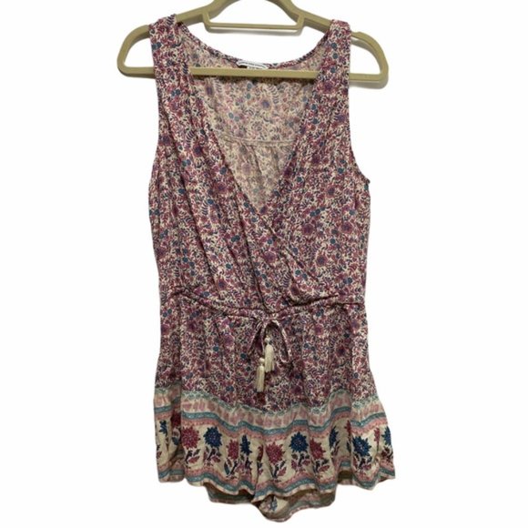 American Eagle Boho Sleeveless Romper Size XL - Picture 1 of 9